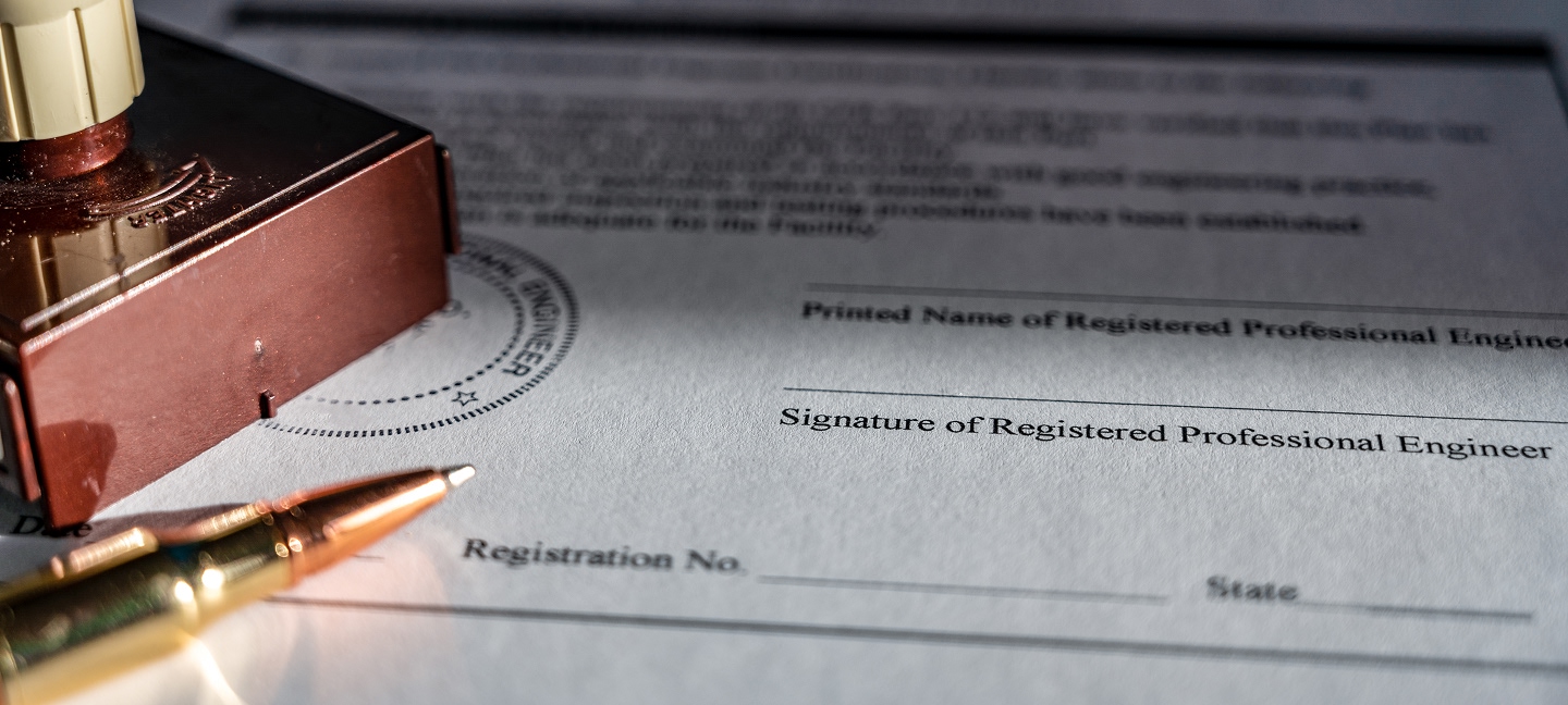 Close up of a legal paper with a stamp and a pen on it
